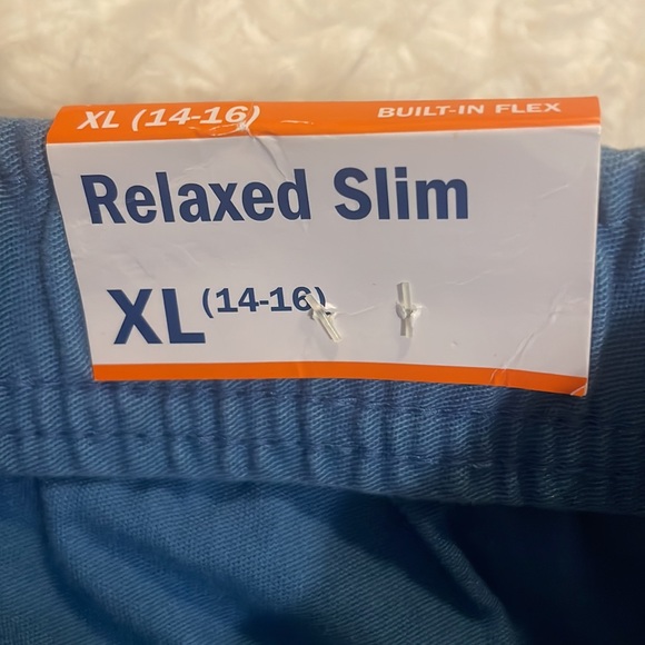 Old Navy relaxed slim built in flex pull on pants drawstring boys size 14–16 XL - Picture 7 of 10